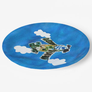 Army Jet "Art by Kids" Paper Plate