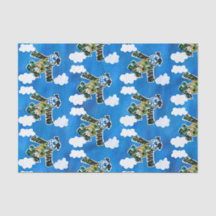 Army Jet "Art by Kids" Tissue Paper