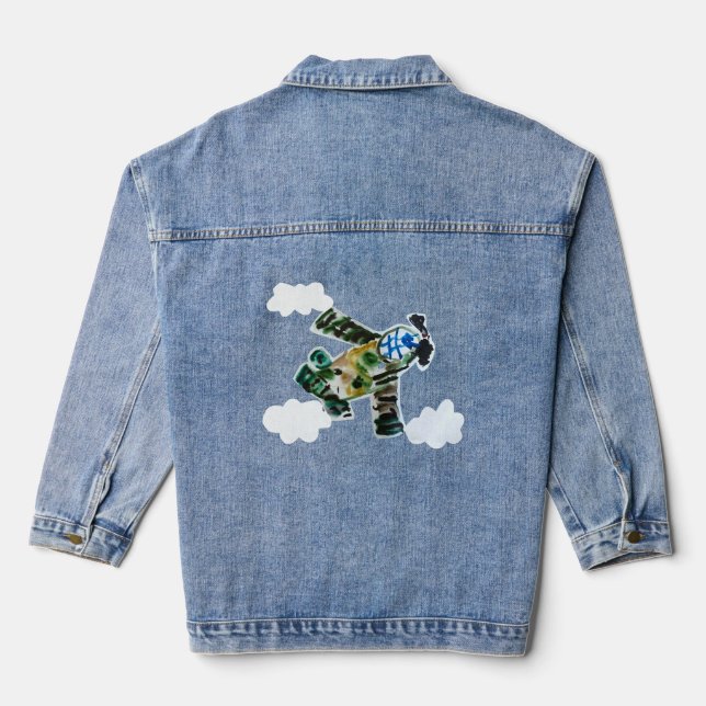 Army Jet Denim Jacket (Back)