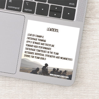 Army Leadership Code Sticker