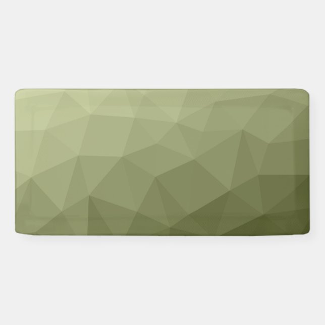 Army light green gradient geometric mesh pattern banner (Horizontal)