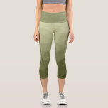 Army light green gradient geometric mesh pattern capri leggings<br><div class="desc">Army green gradient geometric mesh pattern triangles ombre. 
Triangle geometric mesh with light dark gray green ombre gradient. 
military,  army,  pattern,  ombre,  mesh,  triangles,  geometry,  geometric,  gradient,  cool,  triangle,  green</div>