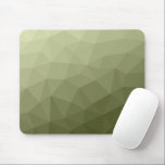 Army light green gradient geometric mesh pattern mouse mat<br><div class="desc">Army green gradient geometric mesh pattern triangles ombre. 
Triangle geometric mesh with light dark grey green ombre gradient. 
military,  army,  pattern,  ombre,  mesh,  triangles,  geometry,  geometric,  gradient,  cool,  triangle,  green</div>