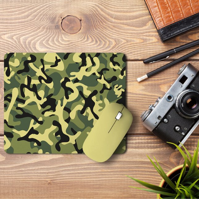 Army Lime Green Forest Camo | Camo Forest Mousepad (Creator Uploaded)
