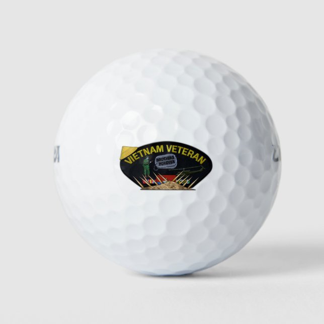 army marines navy vietnam nam war veterans vets golf balls (Front)