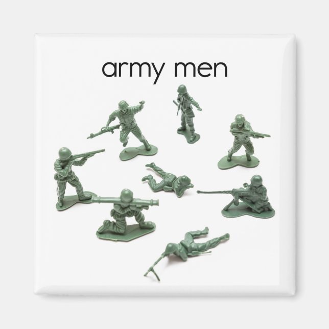 Army Men Refrigerator Magnet (Front)