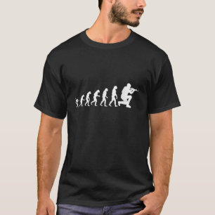 Army Military Soldier Human Evolution On Tour Gift T-Shirt
