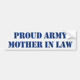Army Mother In Law Bumper Sticker