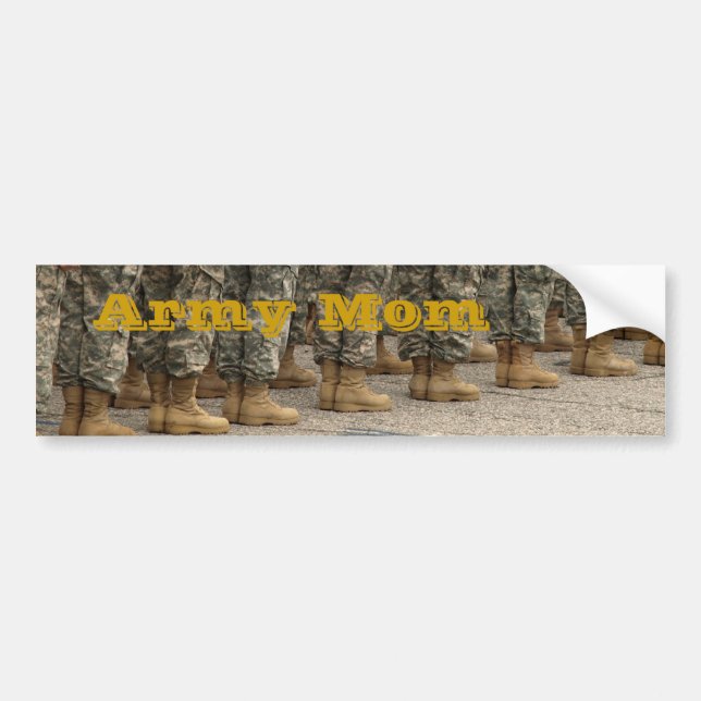 Army Mum bumper sticker (Front)