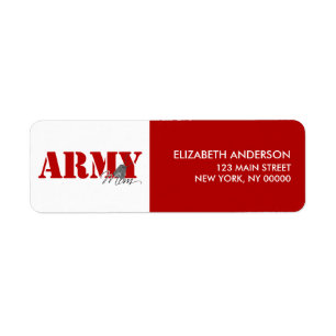 Army Mum Return Address Labels