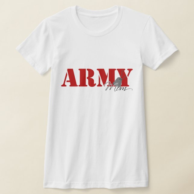 Army Mum T-Shirt (Laydown)