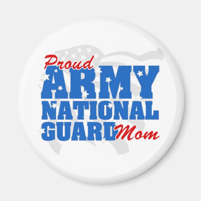 Army National Guard Mum Magnet (Front)