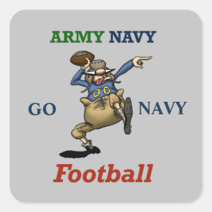 Army Navy Football Humour Sticker