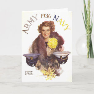 Army Navy Game Card