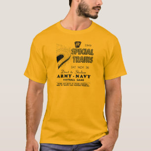 Army Navy Game Trains via Pennsylvania Railroad T-Shirt