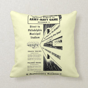Army-Navy Game Via The Pennsylvania Railroad Cushion