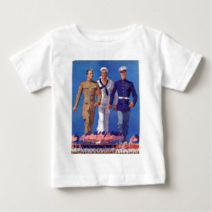 Army, Navy & Marines Baby T-Shirt