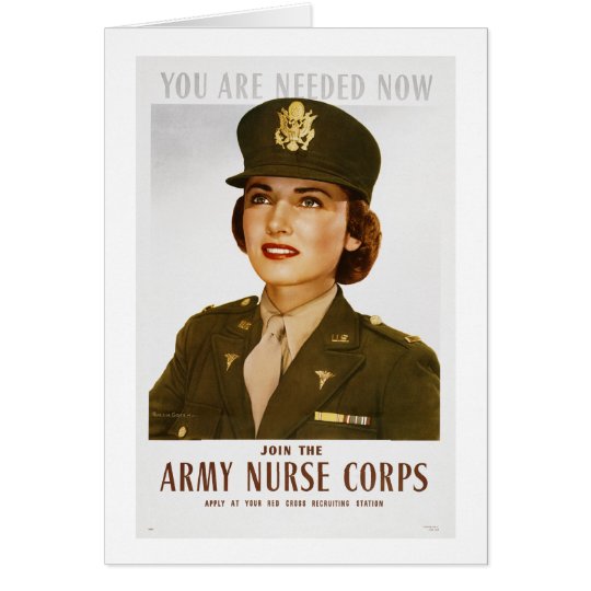 Army Nurse Card