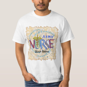 Army Nurse Motto nurses t-shirt