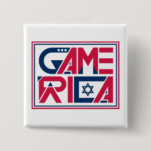 Army of America. Game 15 Cm Square Badge