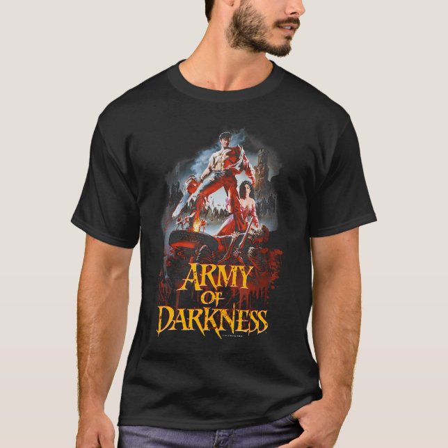 Army Of Darkness Bloody Poster T-Shirt (Front)