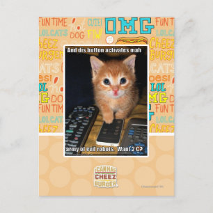 Army of Evil Robots Postcard