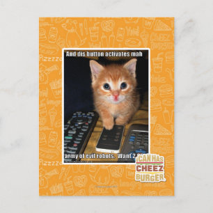 Army of Evil Robots Postcard