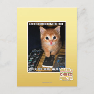 Army of Evil Robots Postcard