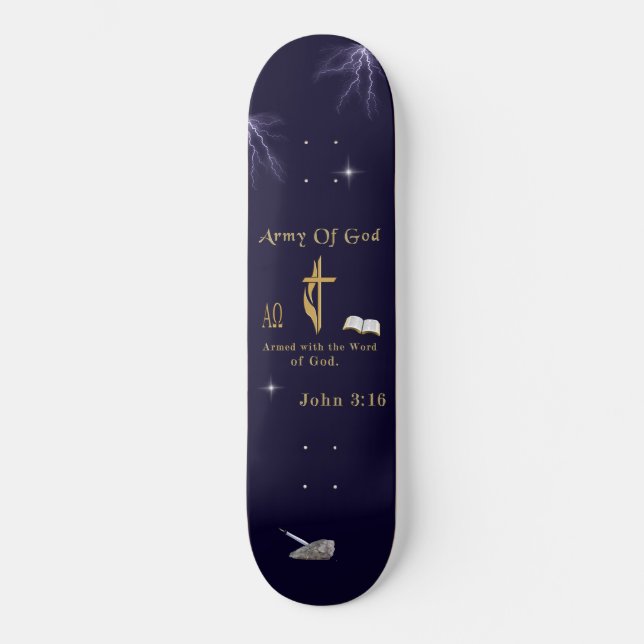 Army of God Skateboard (Front)