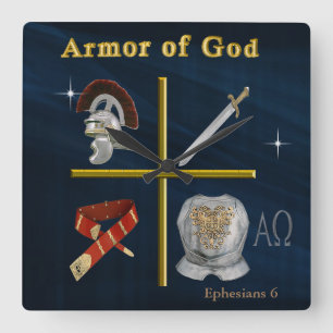 Army of God Square Wall Clock