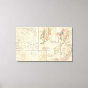Army of Missouri campaigns Canvas Print