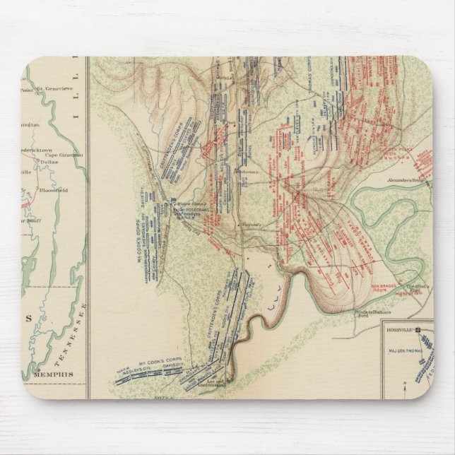 Army of Missouri campaigns Mouse Mat (Front)