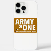 Army Of One Print Novelty