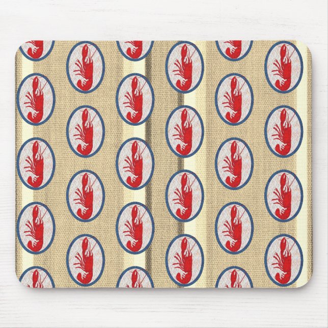 Army of Spiny Rock Lobster Mouse Mat (Front)