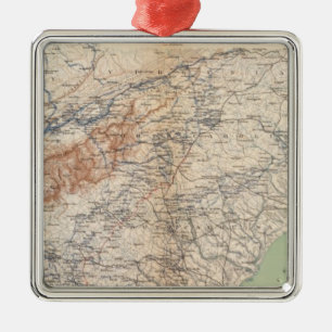 Army of the Cumberland campaigns Metal Tree Decoration