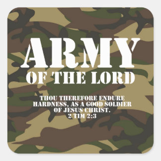 Army of the Lord Square Sticker