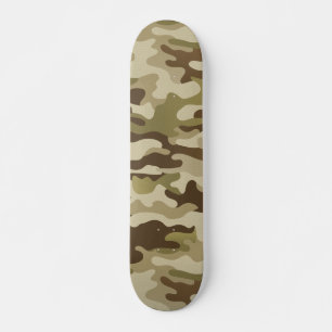 Army Olive Camo Skateboard
