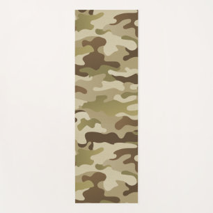 Army Olive Camo Yoga Mat