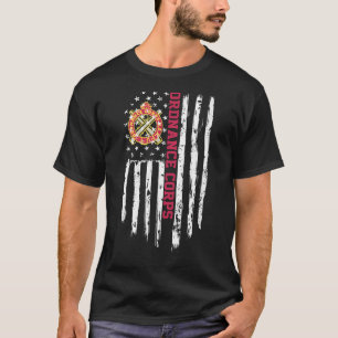 Army Ordnance Corps American Flag T-Shirt
