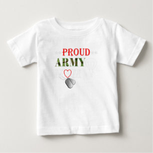 Army Paratrooper Proud Mum Apparel Airborne Dog Ta Baby T-Shirt