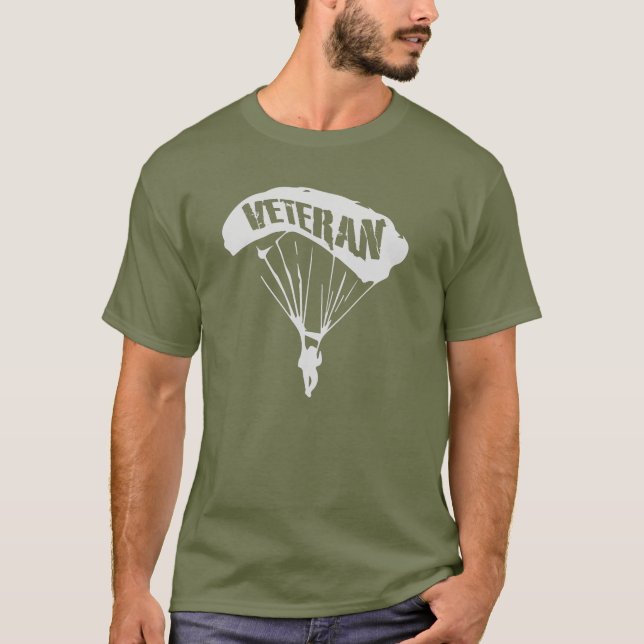 Army Paratrooper Veteran T-Shirt (Front)