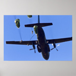 Army Paratroopers Poster