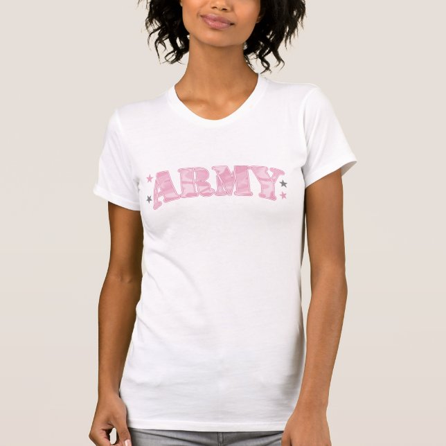 Army Pink Camo T-Shirt (Front)