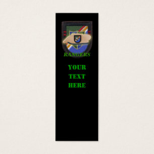 Army ranger 75th flash veteran patch bookmarkers