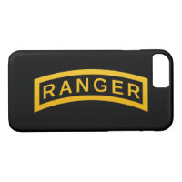 Army RANGER Military Symbol Text Design on black