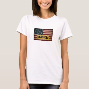 Army Ranger School - American Flag T-Shirt