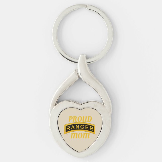 Army Ranger School Tab - Proud Mum - Keychain (Front)