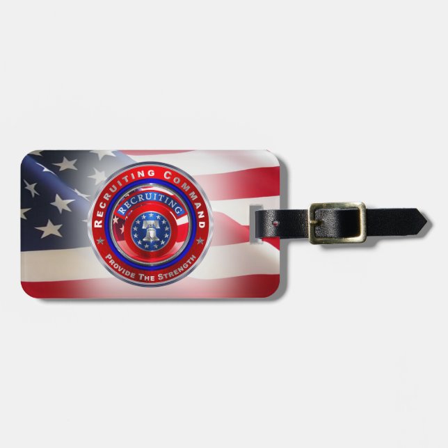 Army Recruiting Command  Luggage Tag (Front Horizontal)