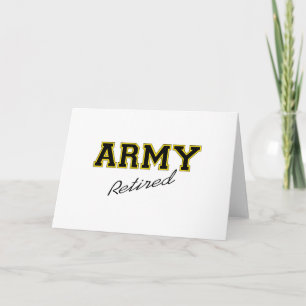ARMY RETIRED CARD