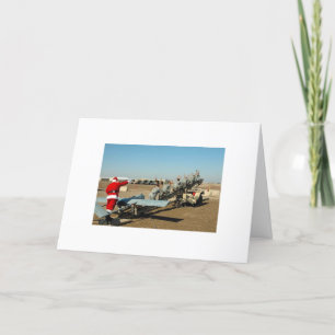 Army Santa Holiday Card